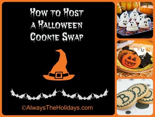Cookie swaps are not just for Christmas. See my tips for hostging a Halloween Cookie exchange.