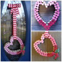 This Wine Cork Heart Door Decoration is perfect for a glass paneled door where a wreath won't work.