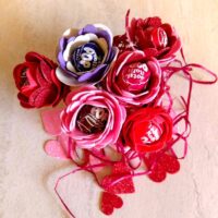 Tootsie Pop Flower Valentine
