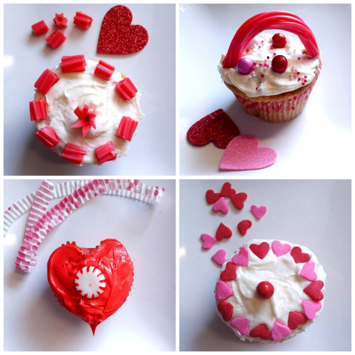 Easy Valentine Cupcake Decorations