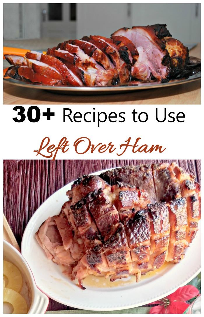 These 30 Ham Recipes are the perfect way to use your holiday meat. From Soup to Appetizer and then to breakfast, I've got you covered!