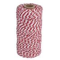 eBoot Cotton Kitchen Twine, Cooking String, Bakers Twines for Arts Crafts and Gift Wrapping, 328 Feet (Red)