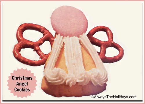 Sweet Christmas Angel Cookies