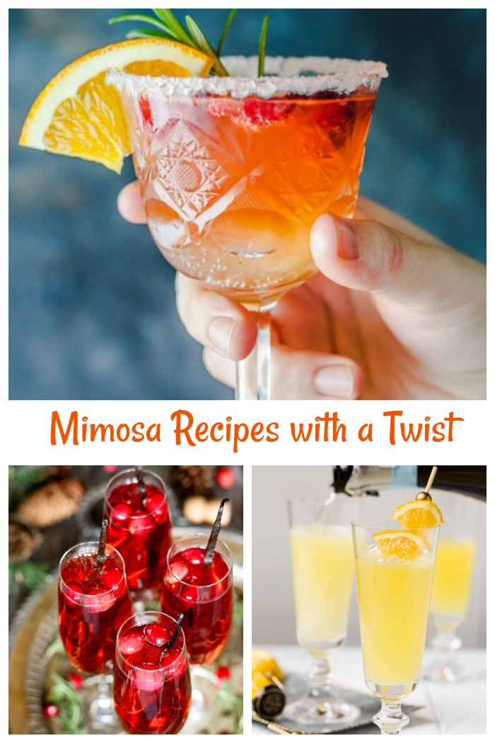 Mimosa recipes with a twist. 