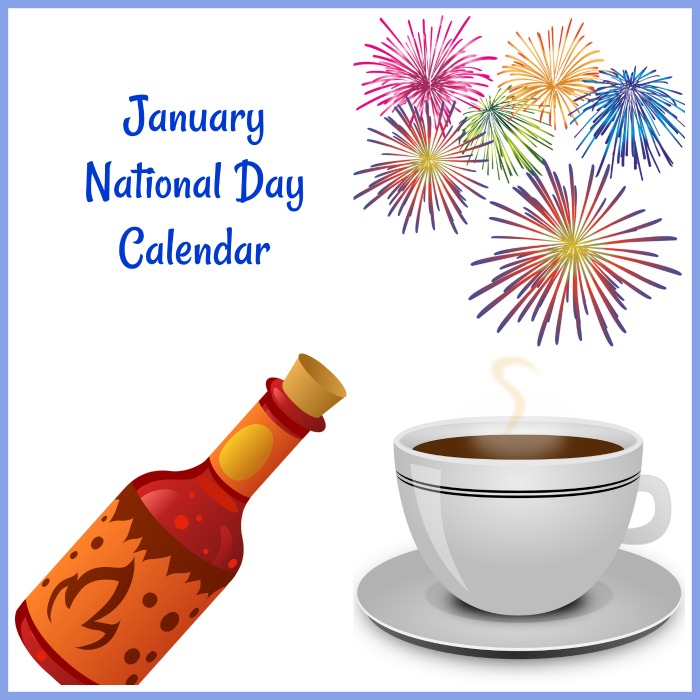 January National Day Printable Calendar