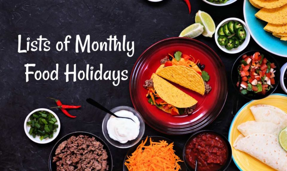 May Food Holidays List of National Food Days in May to Celebrate