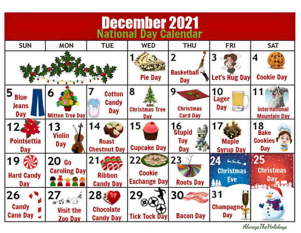 December 7 Calendar Gipsy Kaitlin
