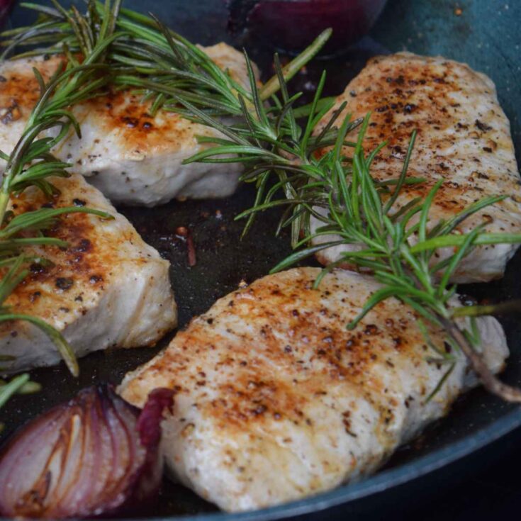 Image for Grilled Pork Chops with Herb Garlic Rub
