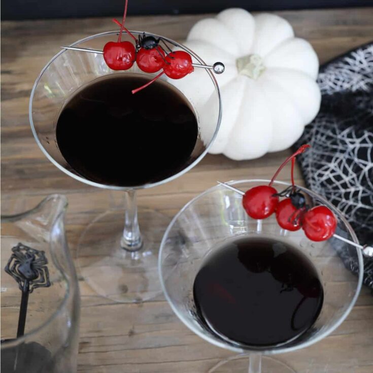 Image for Layered Black Widow Martinis