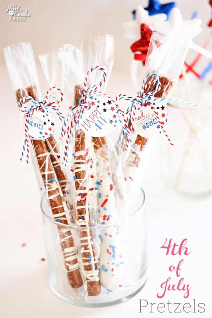 Image for Patriotic Pretzels - 4th of July Recipes