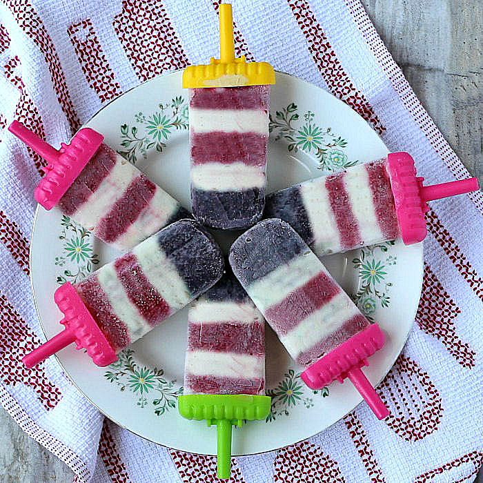 Image for Pudding Pops Recipe &ndash; Easy Layered Red White and Blue Frozen Dessert