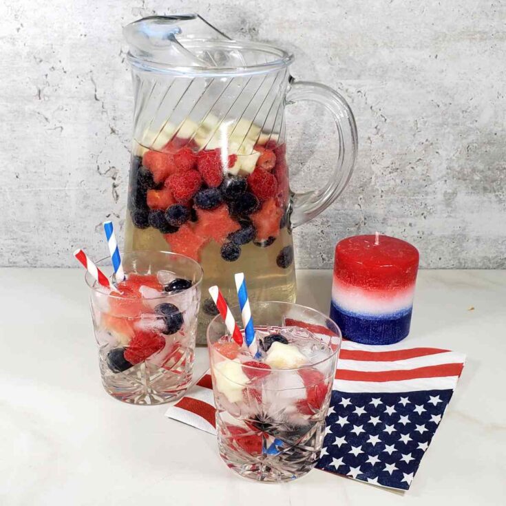 Image for White Wine Spritzer Recipe for the 4th of July or Memorial Day