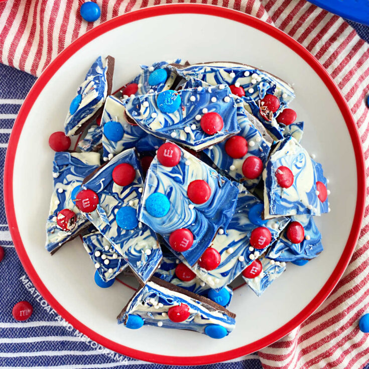 Image for Red White and Blue Bark Recipe